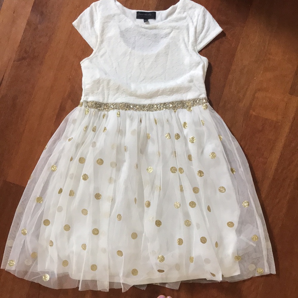 Formal cream dress size 14 - Picture 5 of 7